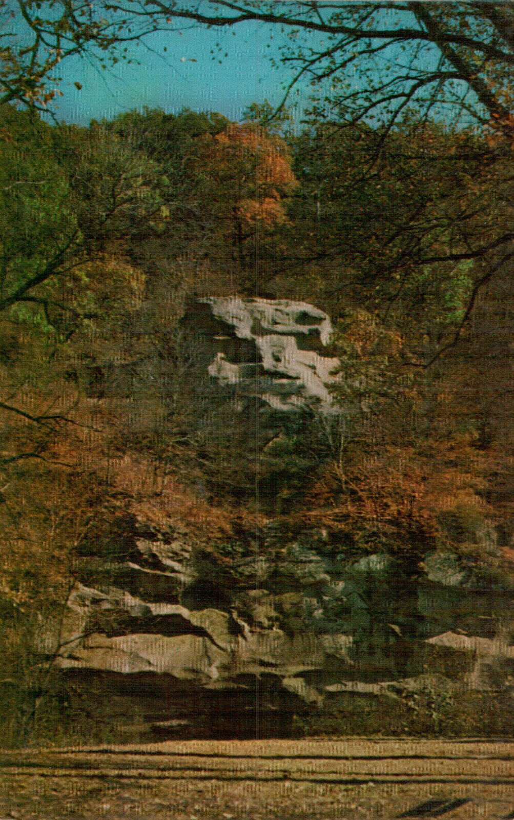 Table Rock At Ledges State Park Boone, Iowa Vintage Postcard READ