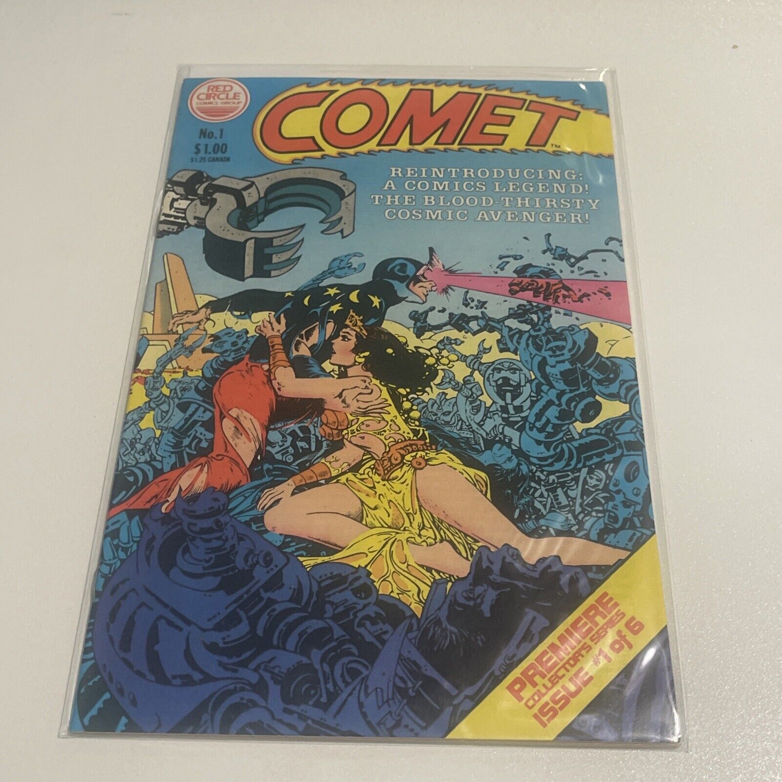 the Comet #1-2 Series Carmine Infantino Bill Dubay Red Circle VF - Box 15