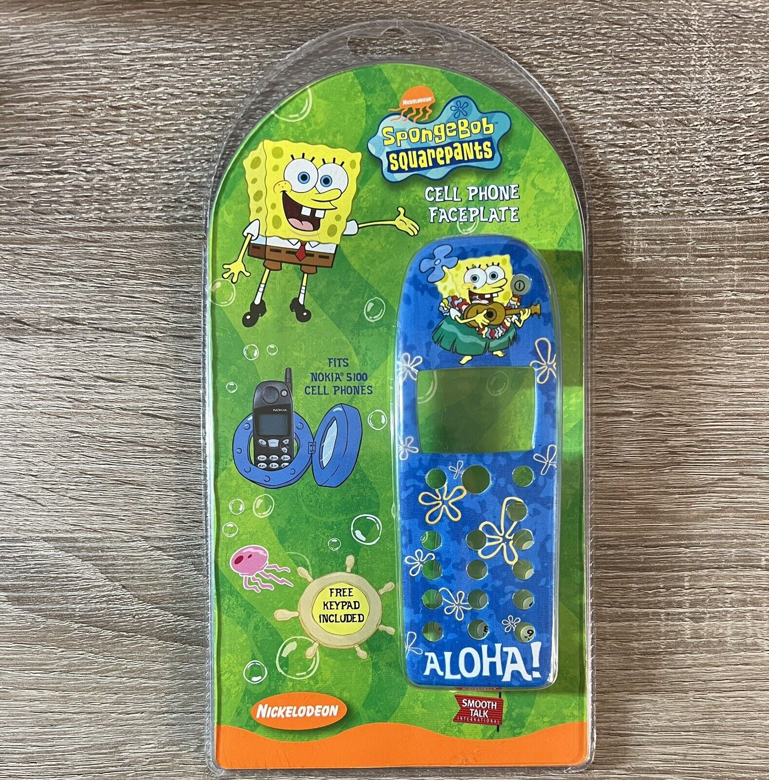 SpongeBob SquarePants Nickelodeon cell phone faceplate New Collectors Find