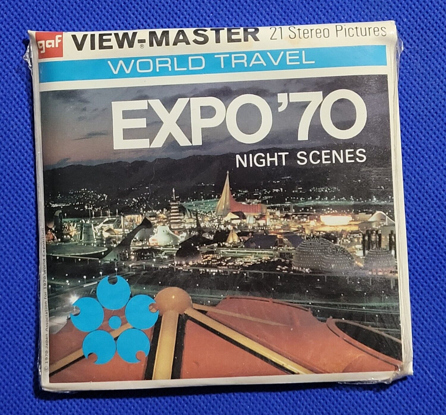 SEALED Gaf B270 Expo 70 Osaka Japan Night Scenes view-master 3 Reels Packet