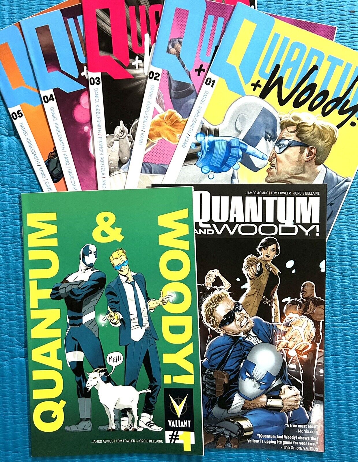 Quantum And Woody Lot (Valiant Comics) 2013 (#1-2) & 2017 (#1-5) Series
