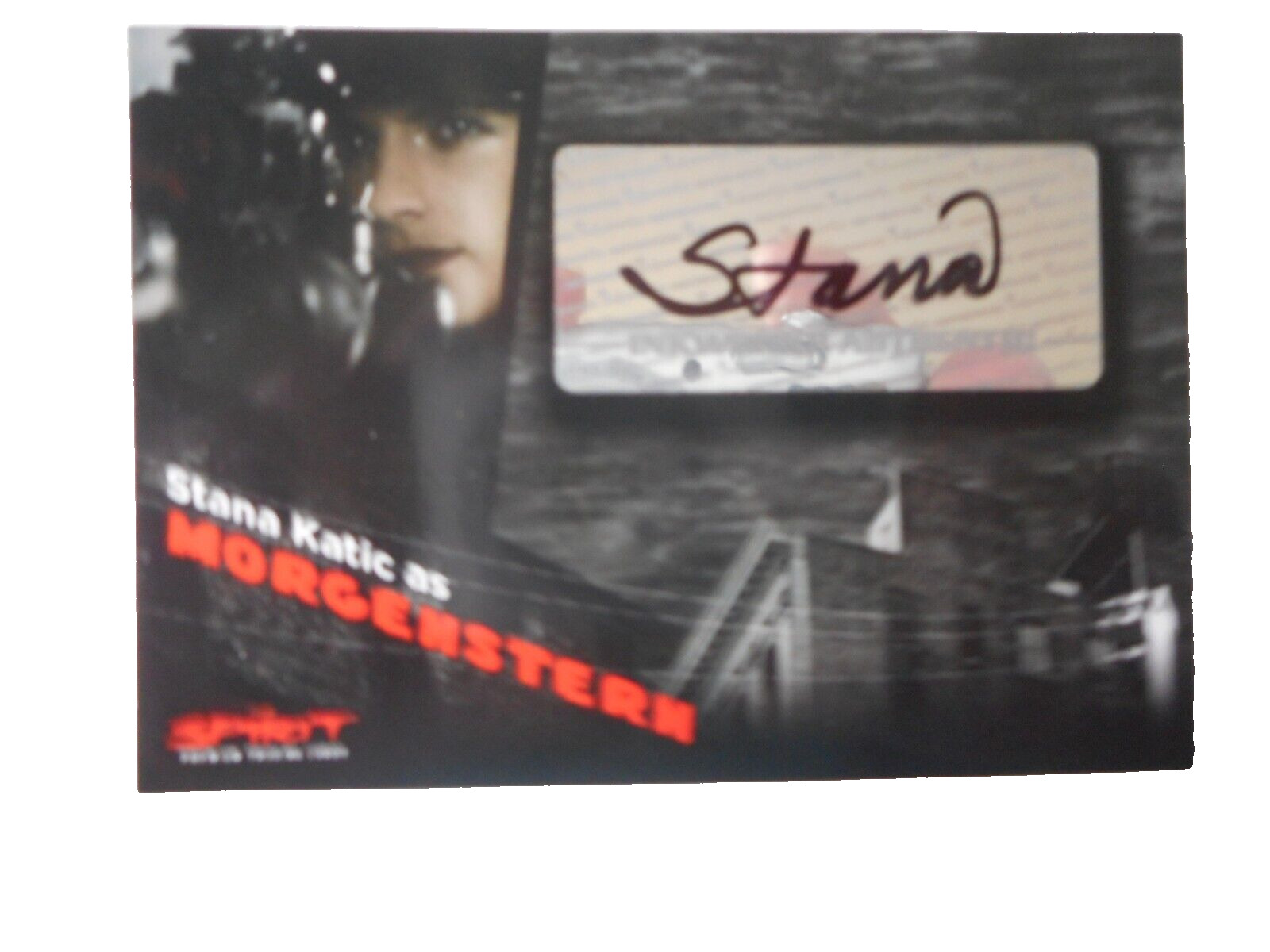 Stana Katic 2008 Inkworks THE SPIRIT as Morgenstern Autographed Trading Card A.5