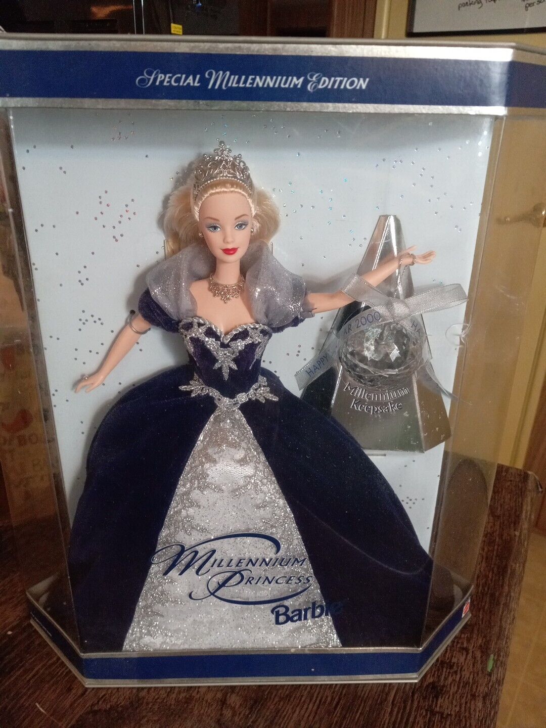 2000 Millennium Barbie With Keepsake Ornament NIB