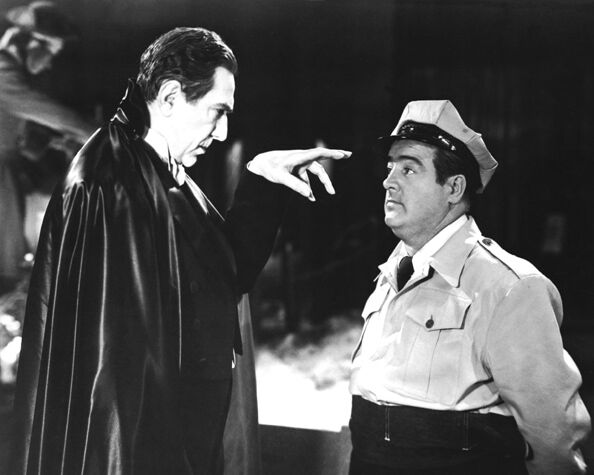 1948 Movie Actors \'Meet Frankenstein\' ABBOTT & COSTELLO 8x10 Photo Print Poster