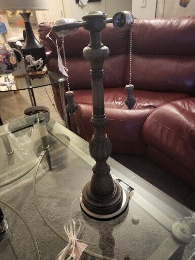 Gray Wash Finial Lamp (Hobby Lobby)