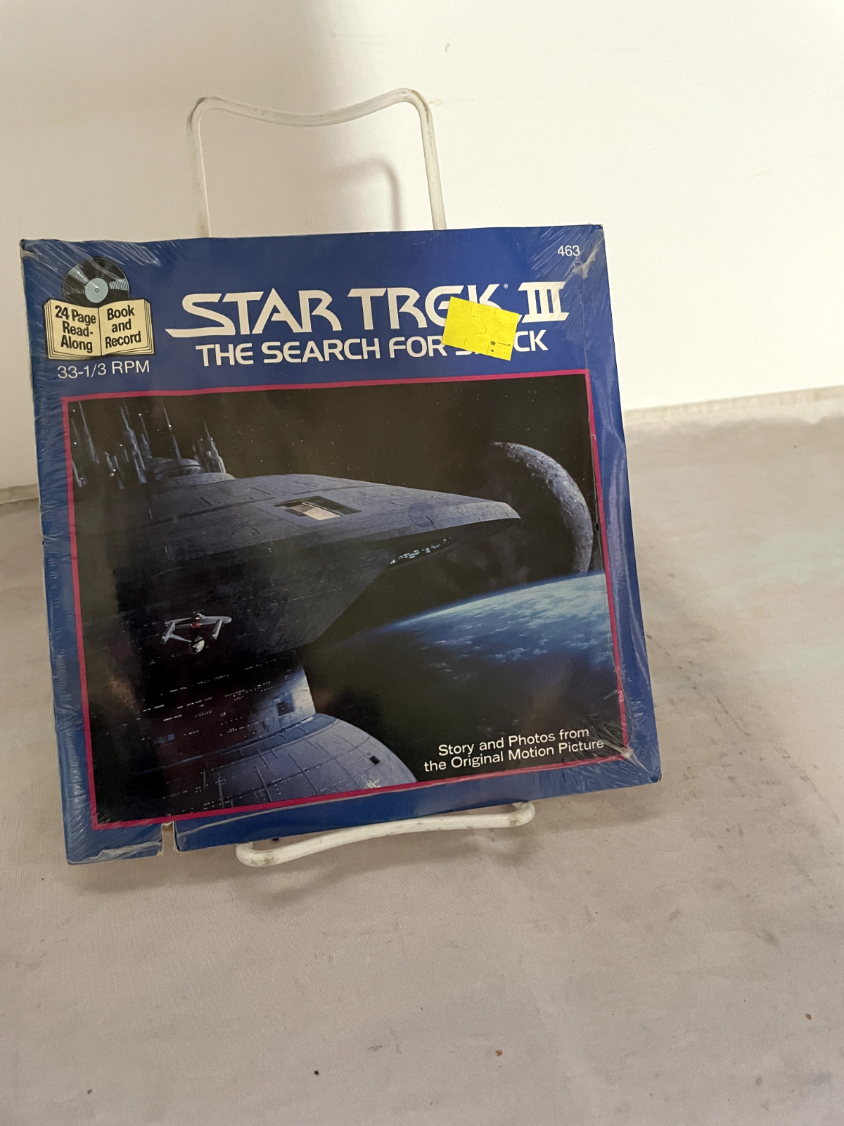Star Trek III Search For Spock US 24 Page Read-Along Book & 45 Record