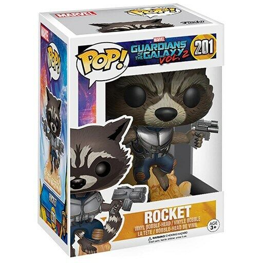 MINT Guardians of the Galaxy Vol. 2 Rocket Raccoon Funko Pop Figure