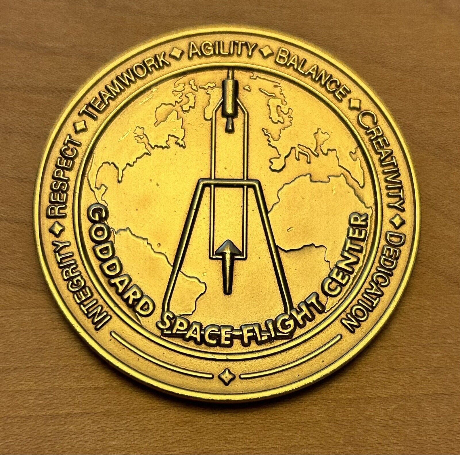 NASA Goddard Space Flight Center Earth Observing System Teamwork Award Medallion