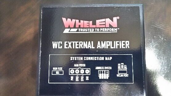 New Whelen WeCan External Amplifier CCSRN4DA  01-066G558-00 12V CenCom Carbide