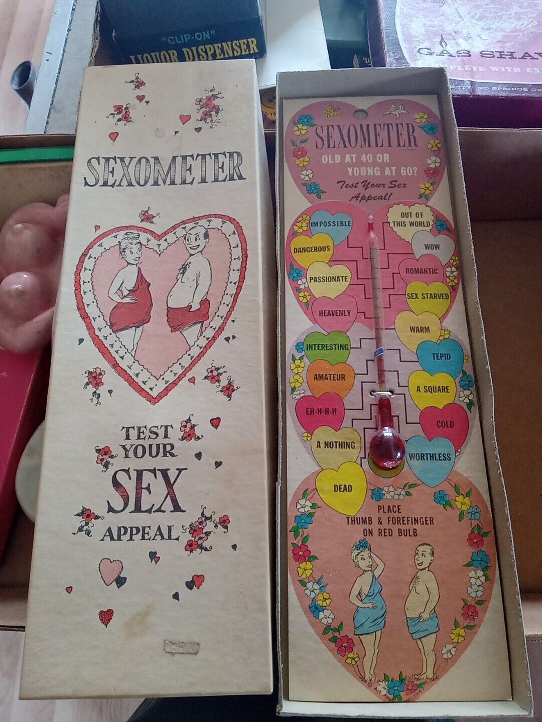 Vintage SEXOMETER Test Your Sex Appeal - 1967 - In Box