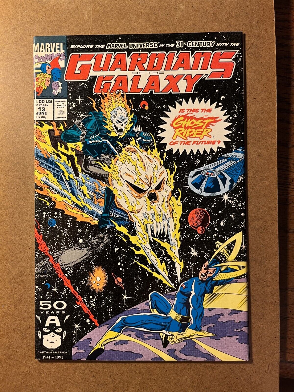GUARDIANS OF THE GALAXY # 13   NM/M  9.2  NOT CGC RATED  1991  MODERN  AGE