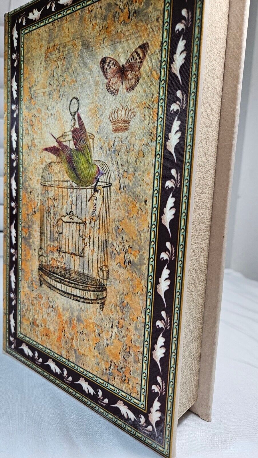1800s Style Book, Wooden Hidden BOX, 10\