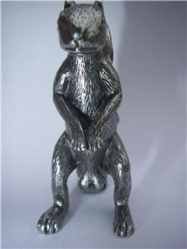 Squirrel Figurine Nuts Protector Card Guard Poker Metal NEW