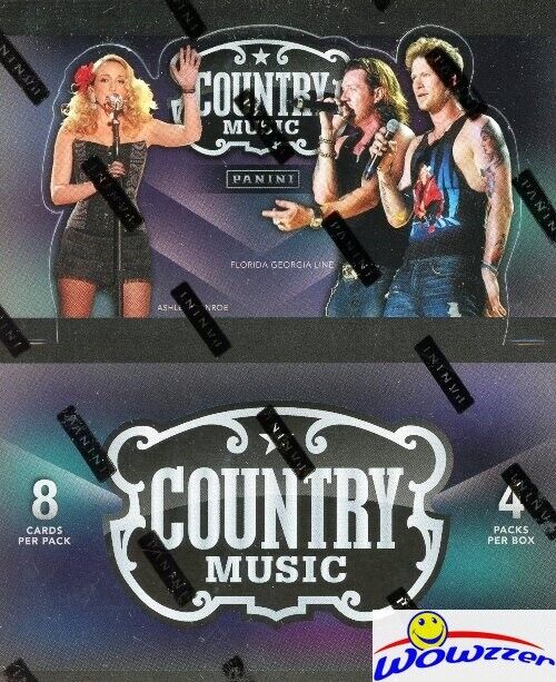 2014 Panini Country Music Factory Sealed HOBBY Box-4 AUTOGRAPHS/HITS