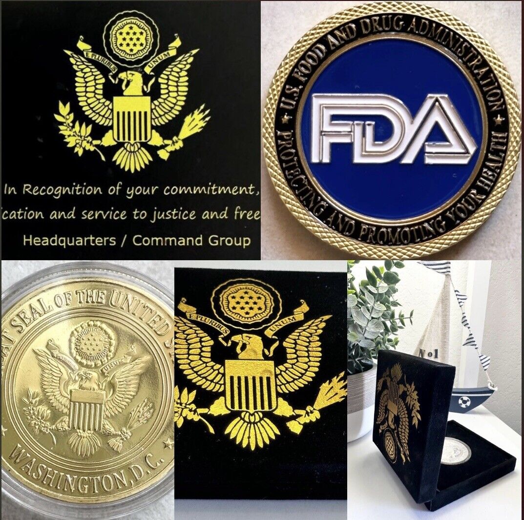 FOOD AND DRUG ADMINISTRATION (FDA) Challenge Coin  USA