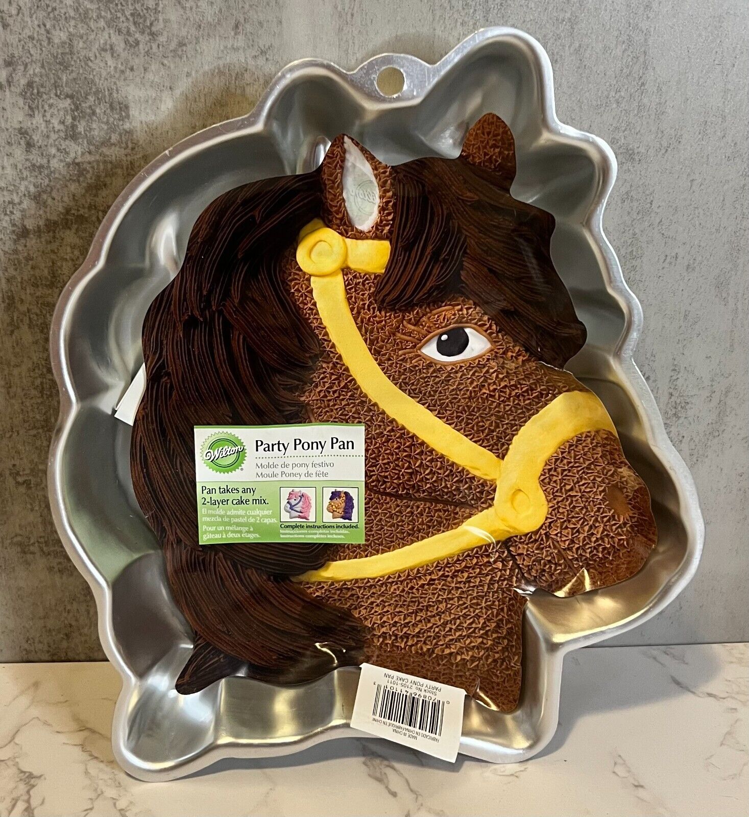 Wilton - Horse Head Unicorn Pony Cake Baking Pan, 2105-1011 Pony Bday Party NEW