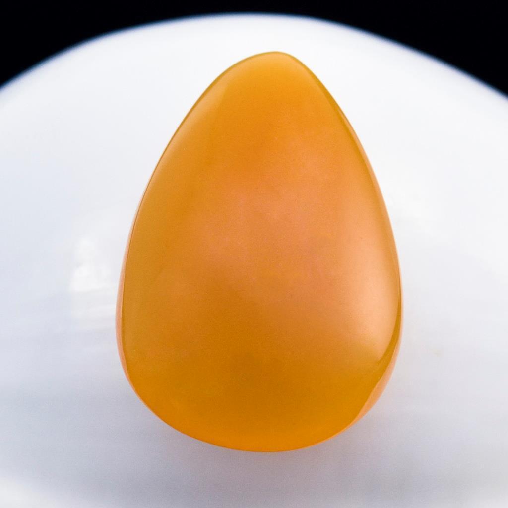 Natural Orange Yellow Calcite Gemstone Cabochon from Indonesia 6.86 g