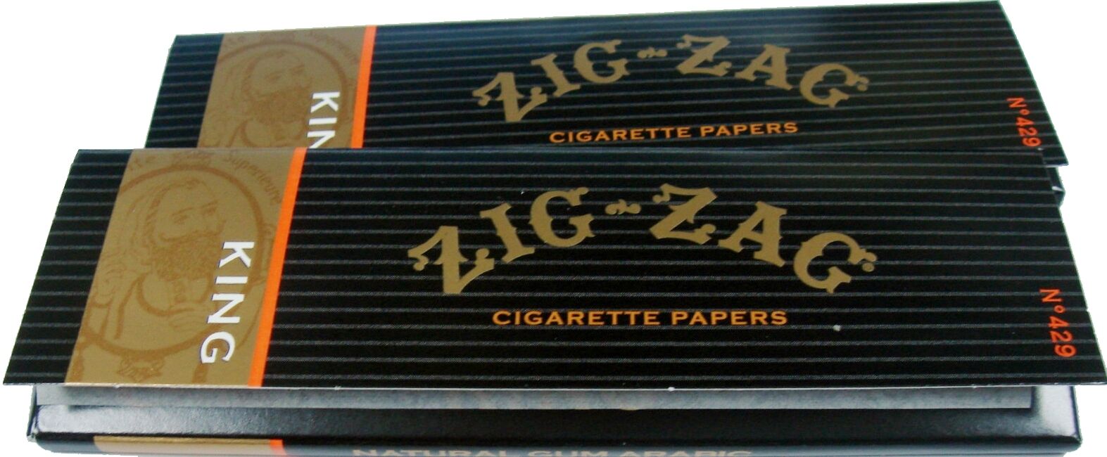 Zig Zag King Size Rolling Papers (2 Packs Of 32 Papers) **Free Shipping**