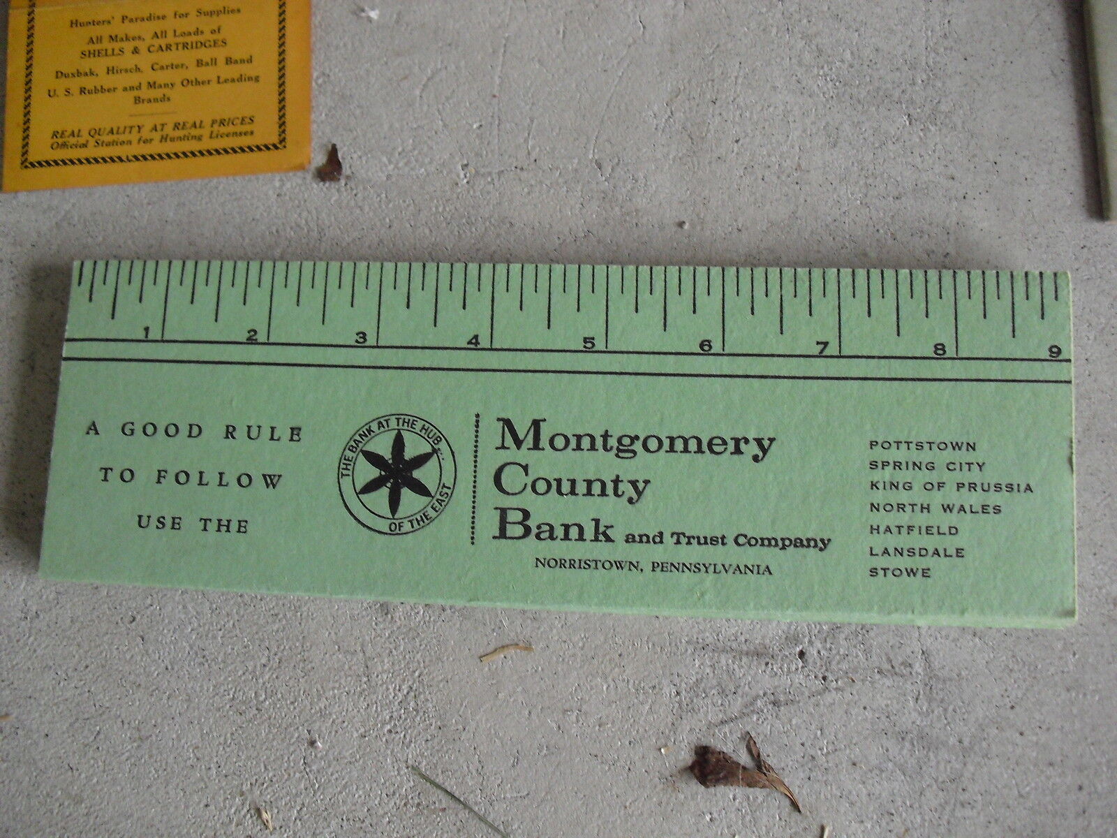 Mid 1900s Ink Blotter - Montgomery County Bank Norristown Pennsylvania