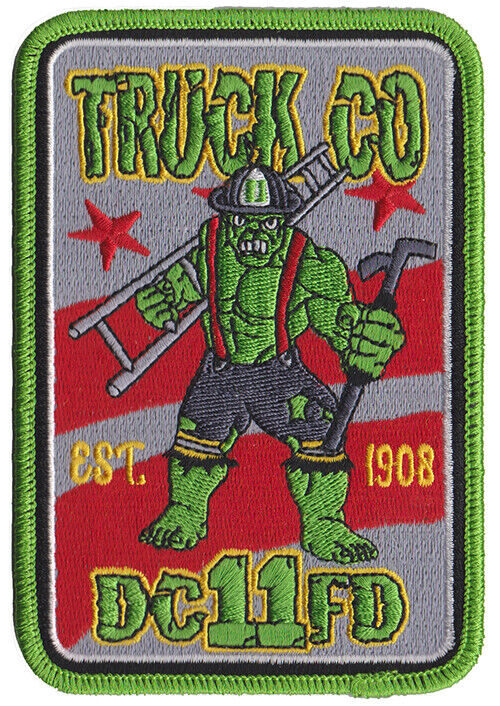 DCFD *NEW DESIGN*  DC11FD & New Colors Truck 11 Fire Patch