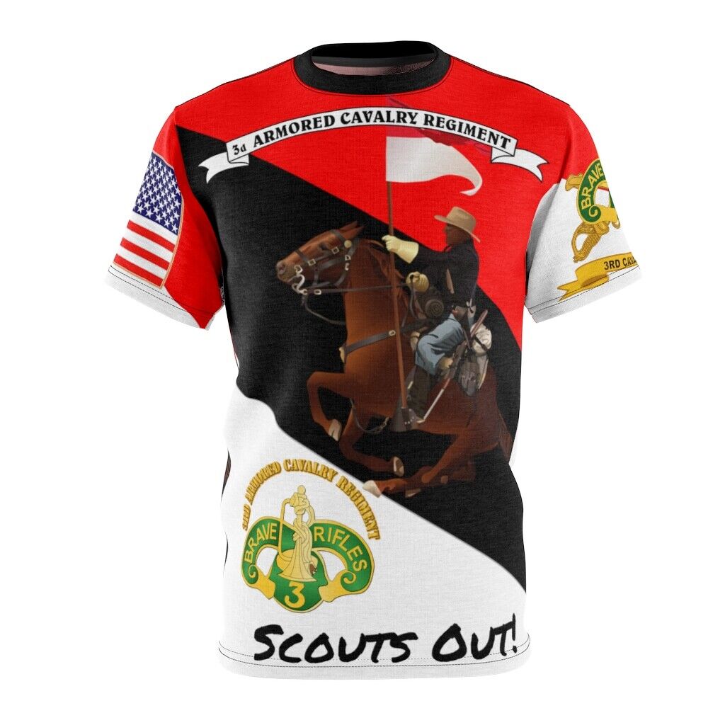 All Over Printing - 3rd Armored Cavalry Regiment with Cavalryman