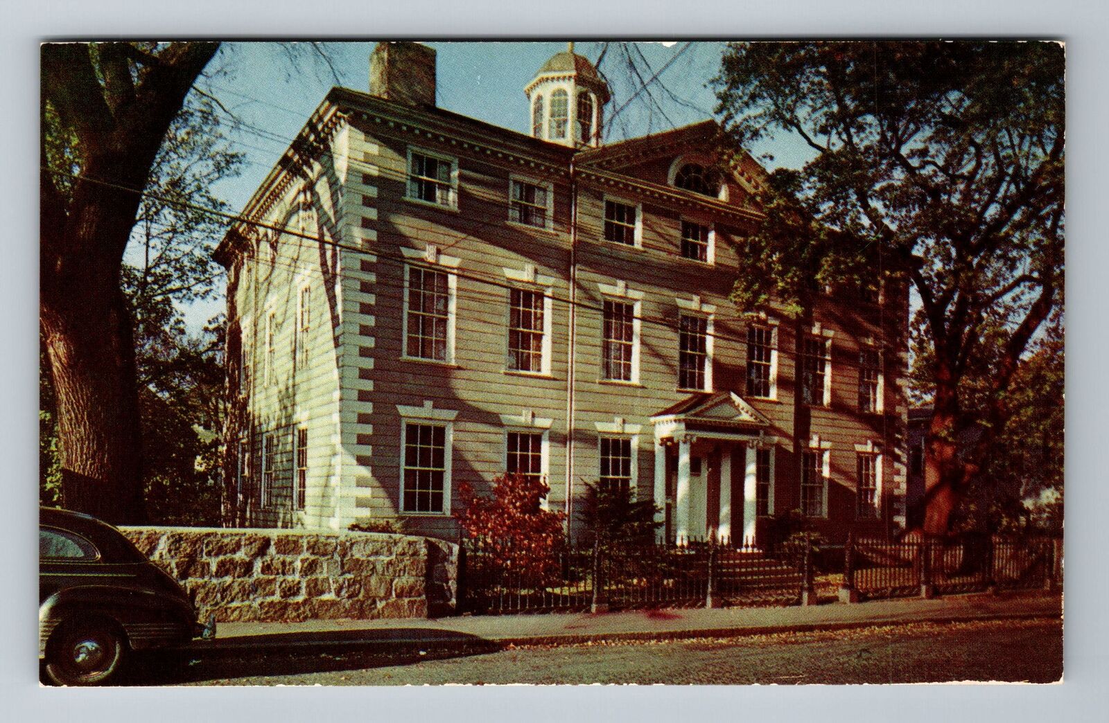 Marblehead MA-Massachusetts, Lee Mansion, Vintage Postcard