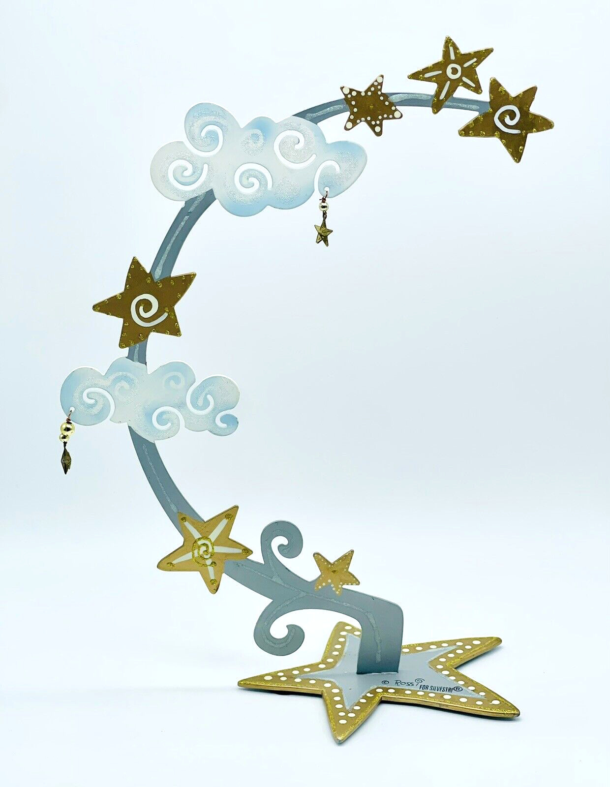 Karen Rossi Stars and Clouds Ornament Hanger Stand