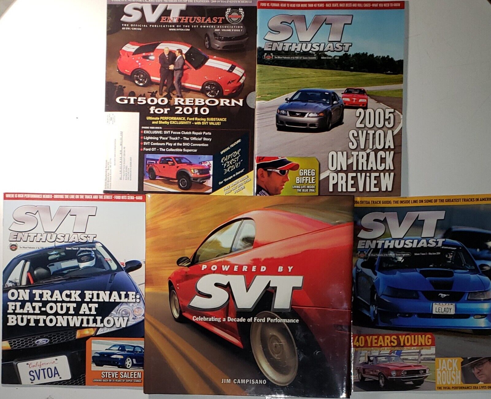 POWERED BY SVT: Celebrating a Decade of Ford Performance/4 SVT ENTHUSIAST Books
