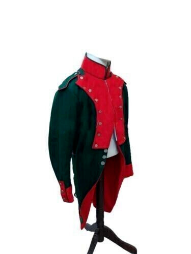 New Green 10th Dragon Regiment Napoleonic French Reproduction Jacket Fast Ship
