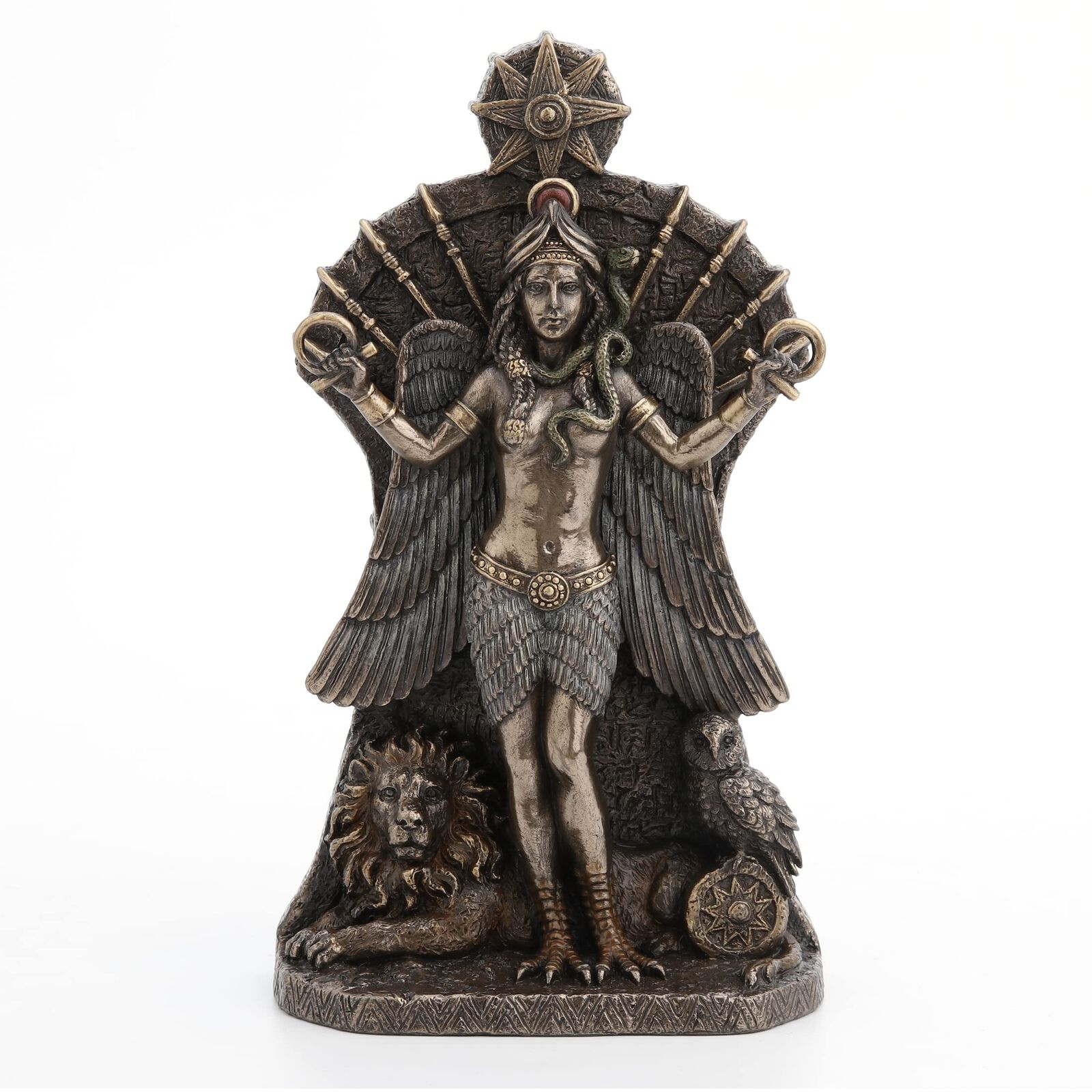 Ishtar Statue Sculpture The Babylonian Goddess of War and Fertility 8.5