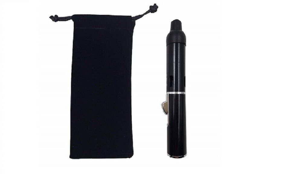 Portable Torch lighter Click Butane Gas Refillable with Pouch In Varied Color