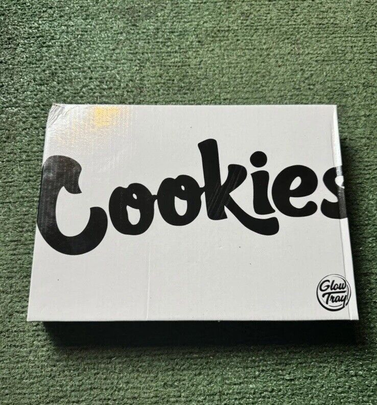Cookies LED Light Up Rolling Tray (White)