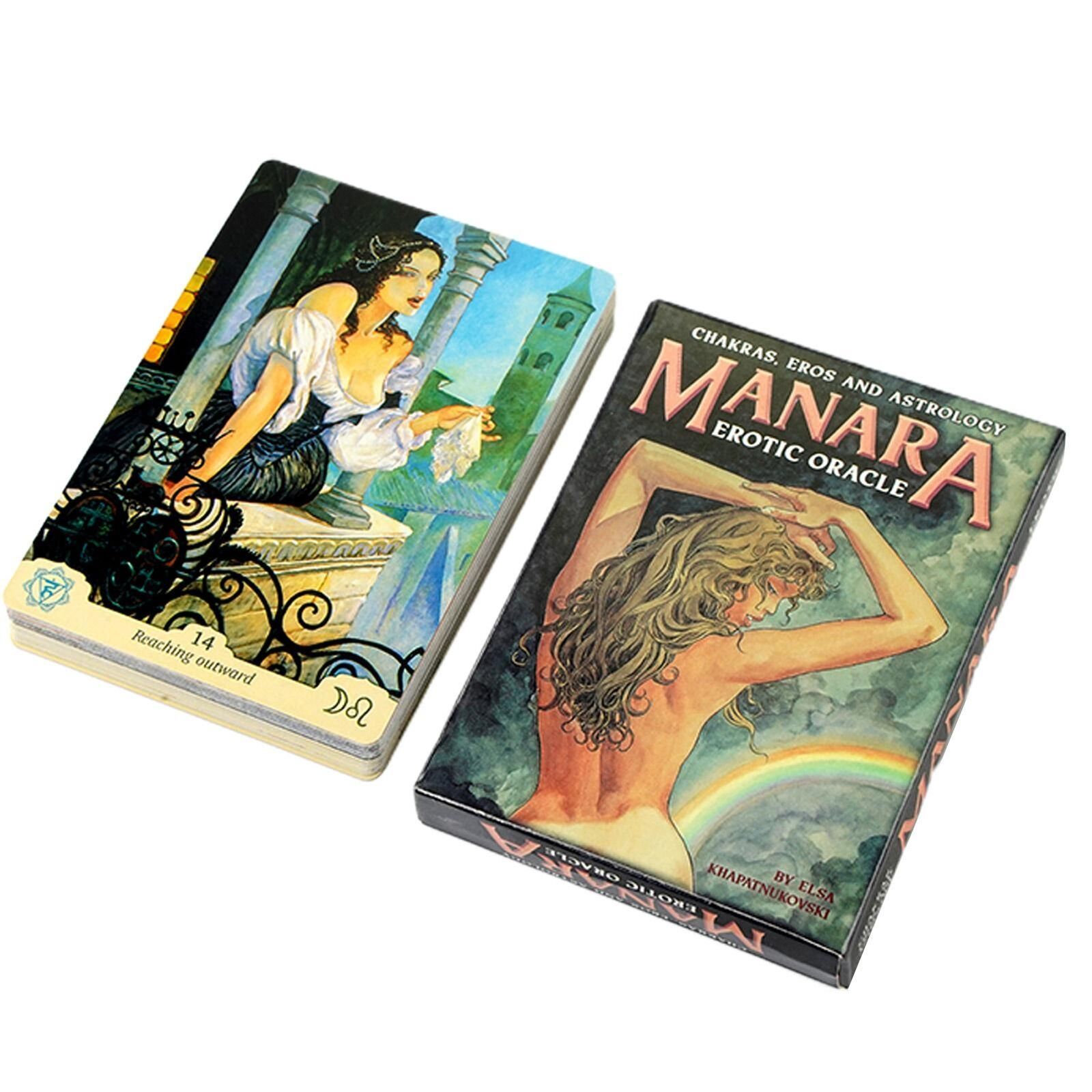Manara Erotic Tarot Card Deck English Version Divination Oracle Game