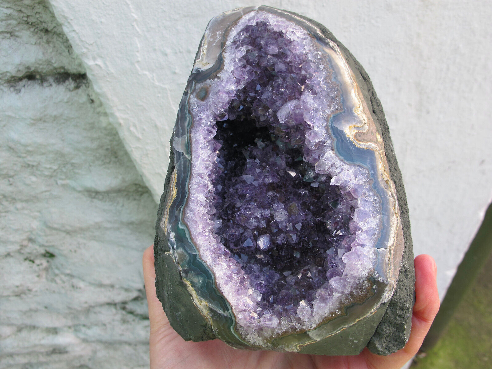 Amethyst Crystal Healing Natural purple specimen intuition Immune System Cave