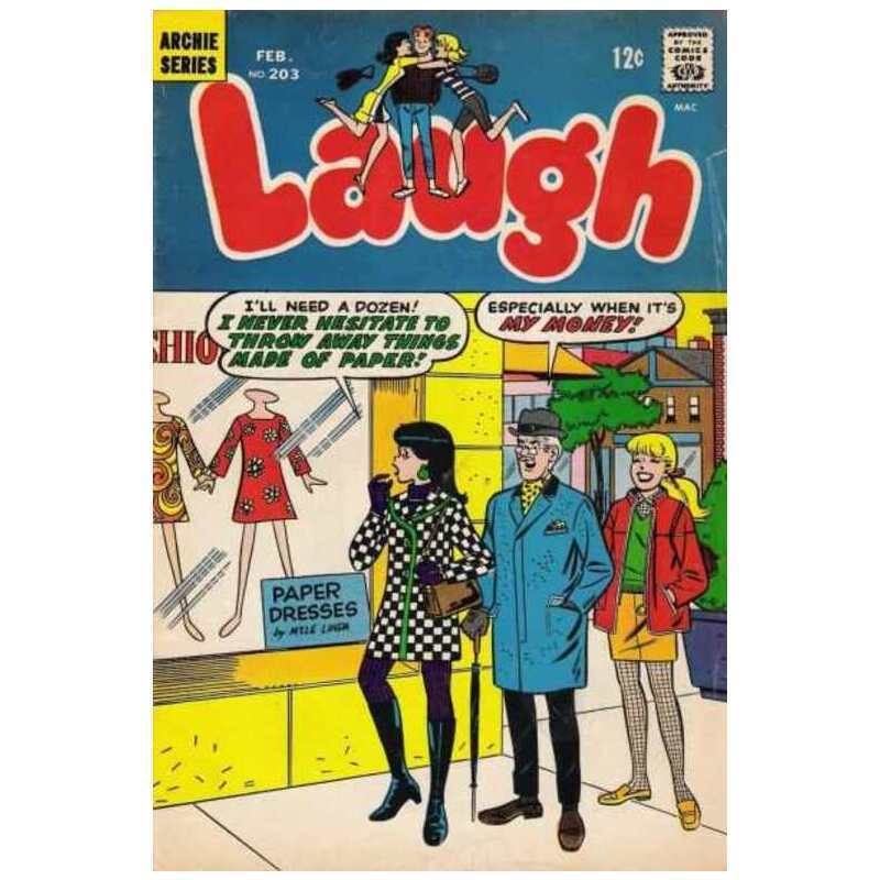 Laugh Comics #203 in Very Fine minus condition. Archie comics [m&