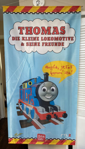 Thomas The Tank Engine German Promotional Banner Bandai Rtl2 Britt Allcroft