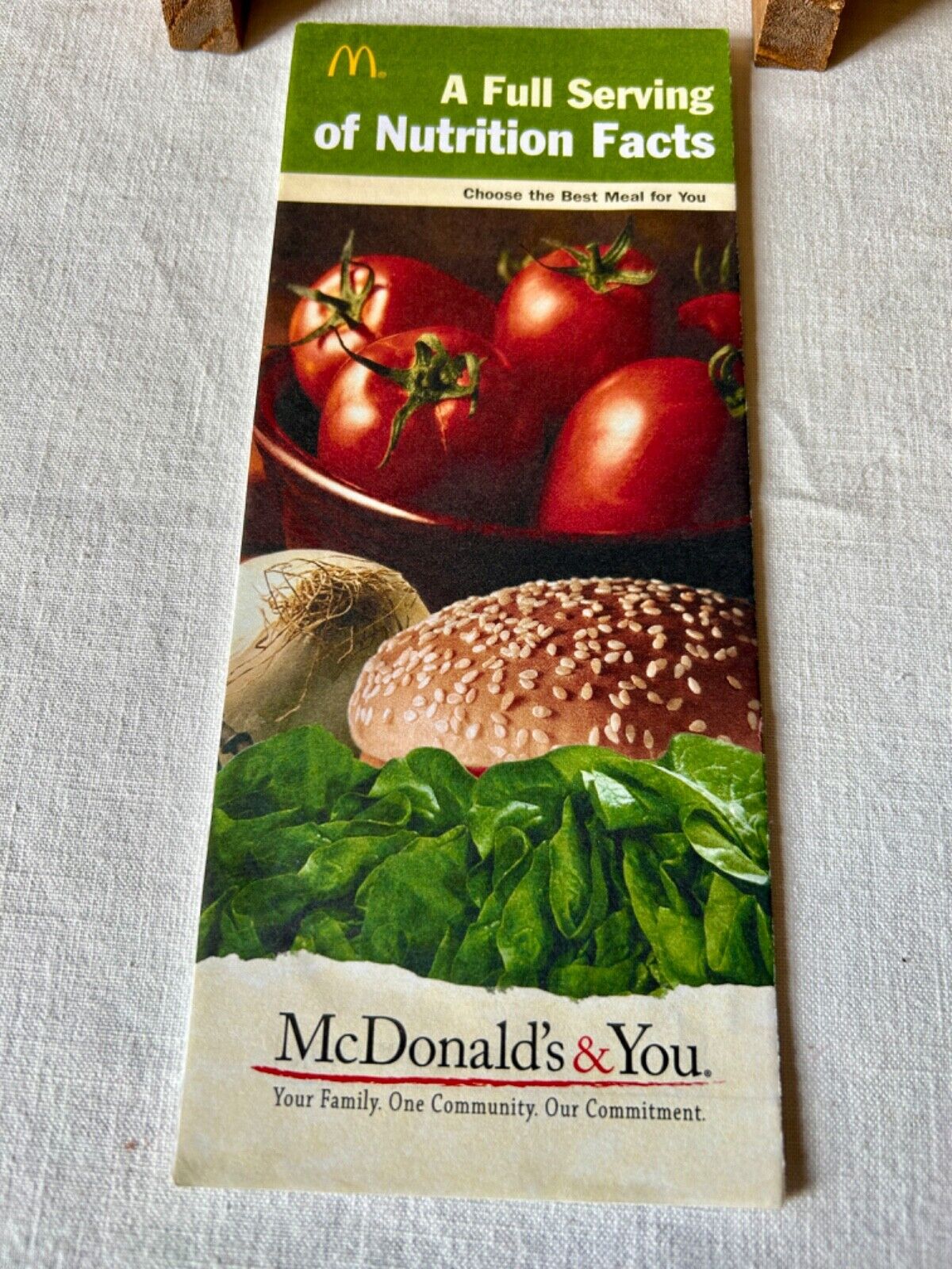 McDonald’s Nutrition Facts Pamphlet March 2004