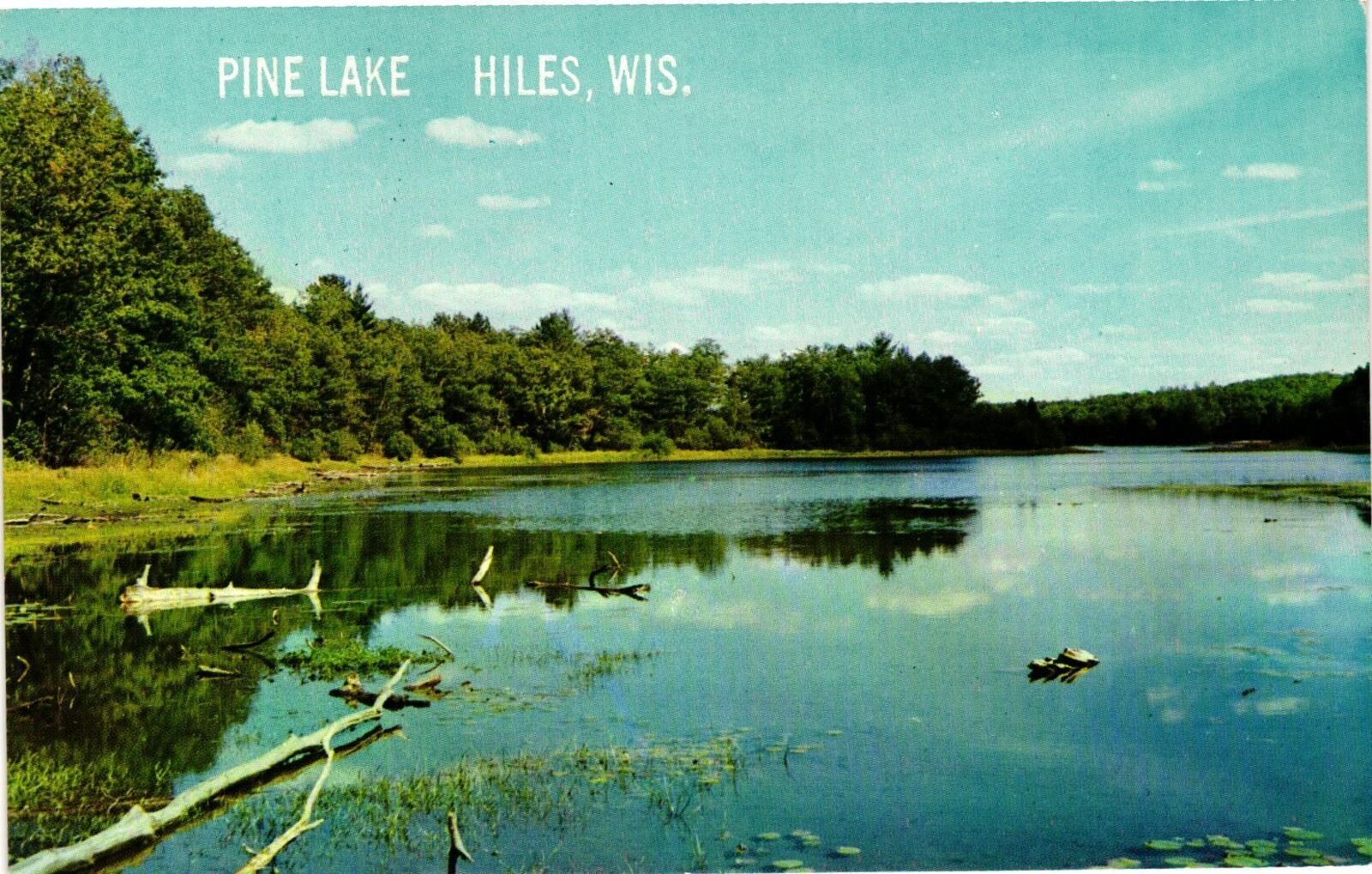 Vintage Postcard- Pine Lake Hiles, WI