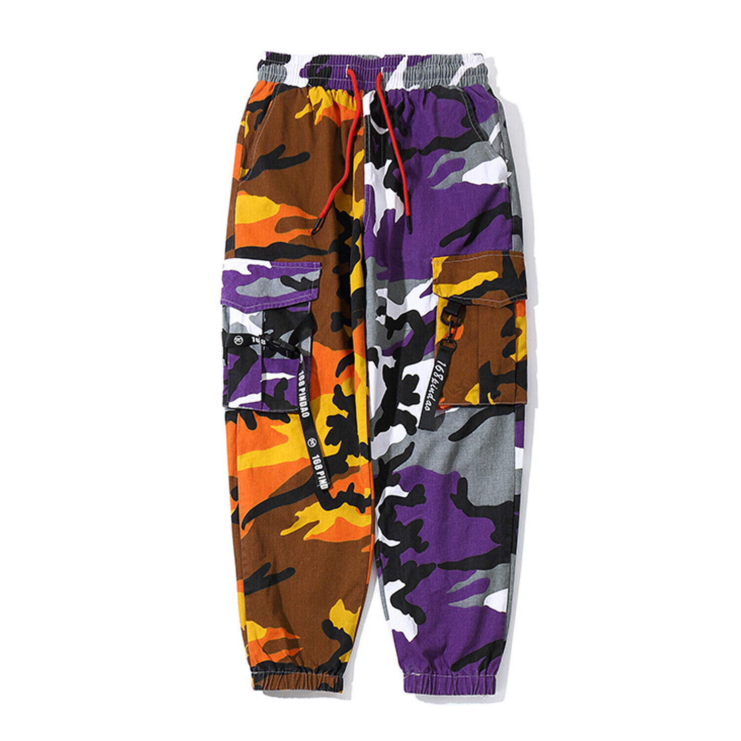 MFCT Camouflage Urban Army Combat Joggers Streetwear Relaxed Fit Cargo Pants