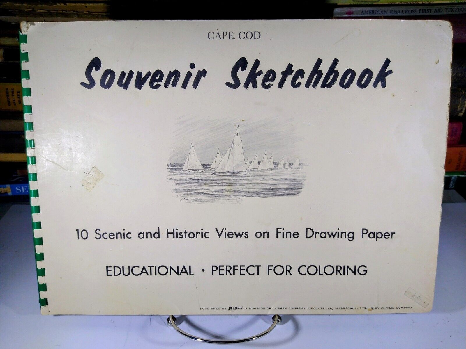 Cape Cod Souvenir SketchBook, 10 Scenic And Historic Views On Fine Drawing Paper