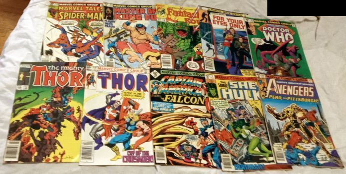 Mixed LOT OF 100 ALL Marvel DC Comic's Lot most comic bks mid 70's era to 2023
