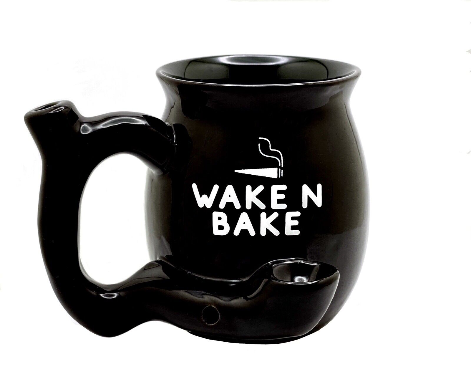 Wake ‘N Bake Coffee Pipe Mug, 420 Gift, Wake and Bake, Sip ‘N Smoke