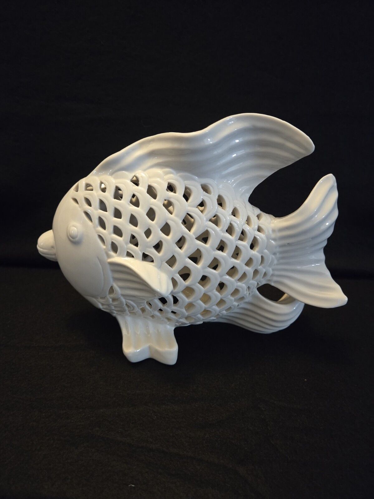 Ceramic Fish Table Decor