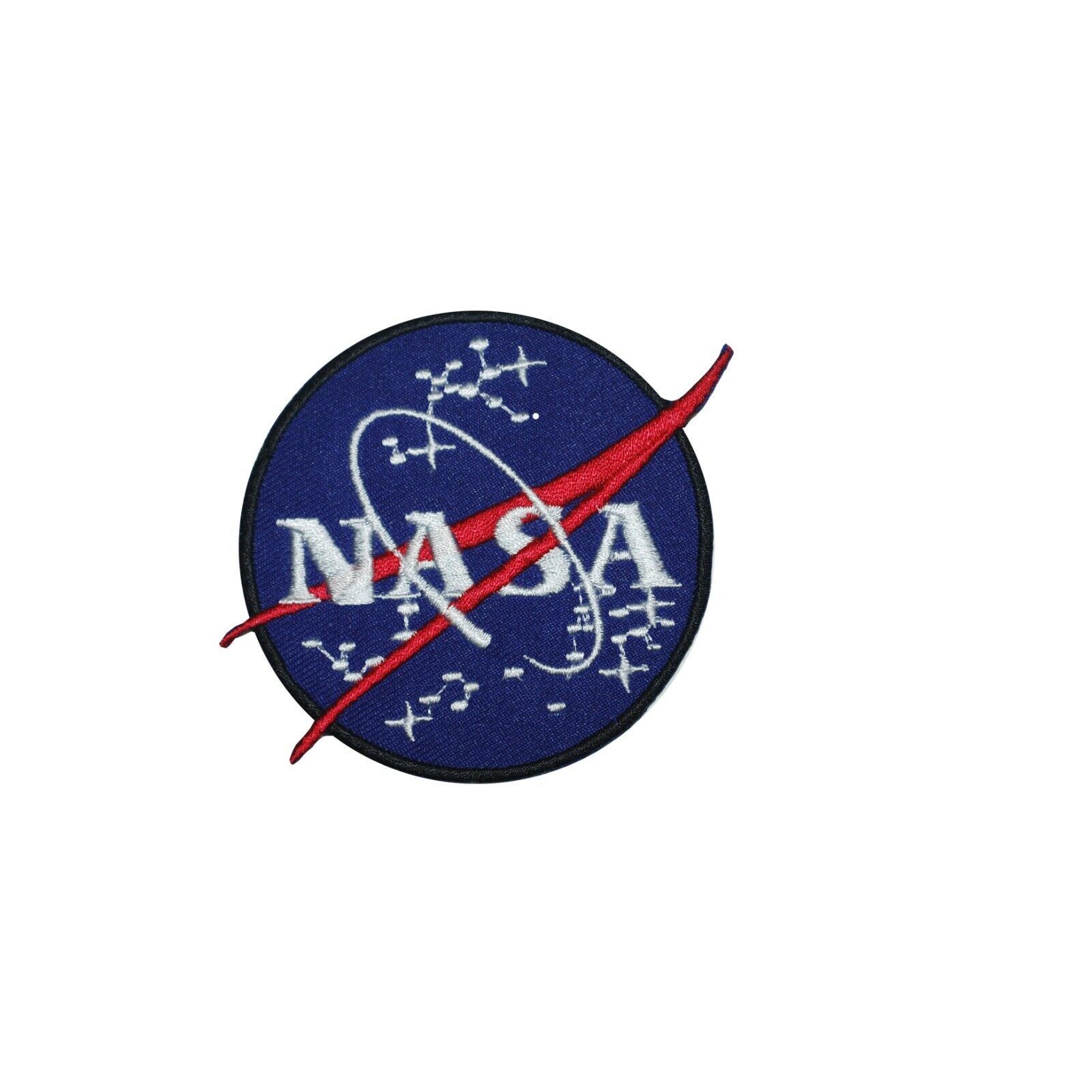 Nasa Blue Circle Iron on Patch Sew On Badge Embroidered Cloth Patch