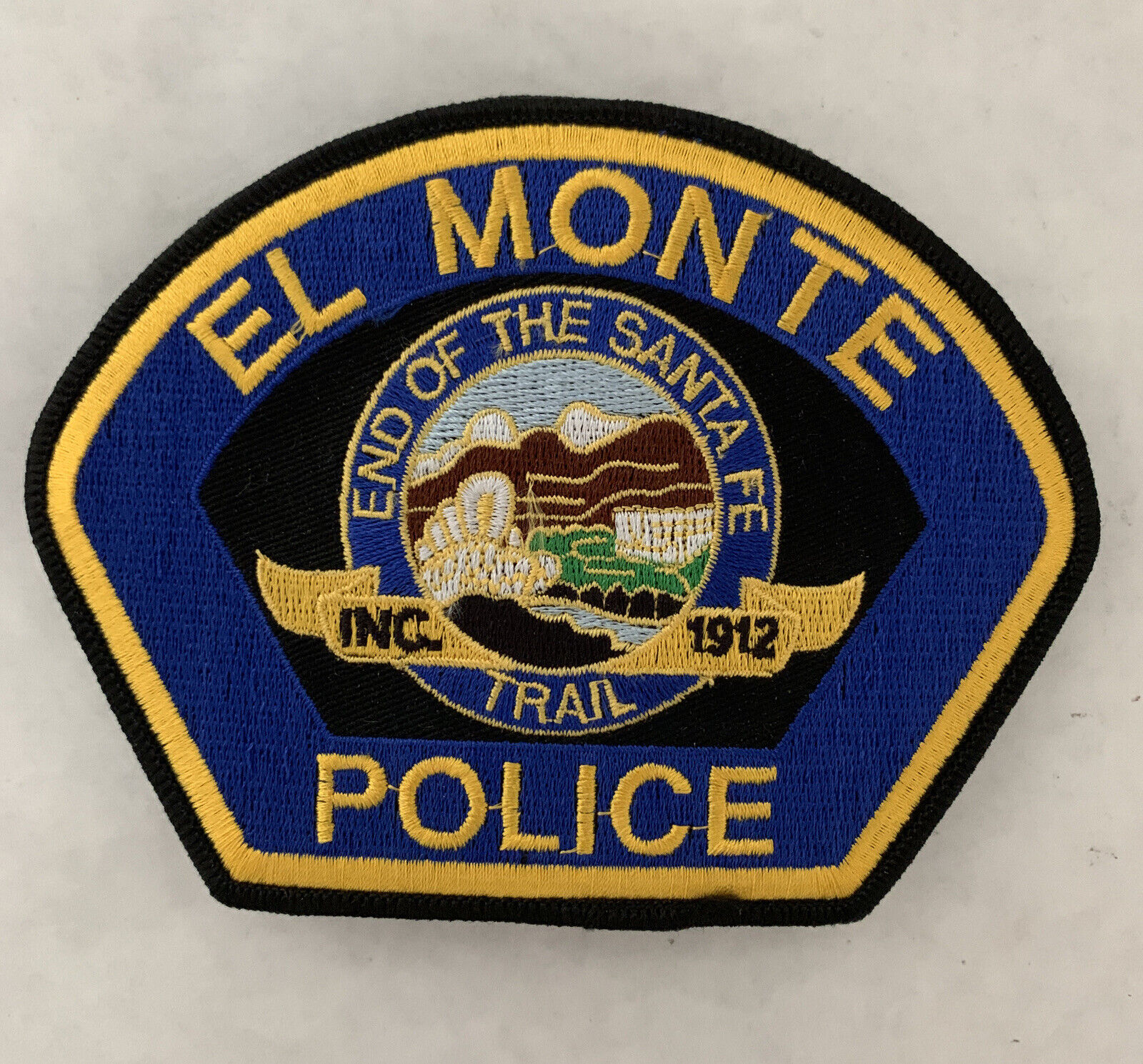 El Monte California Police Shoulder Patch New 