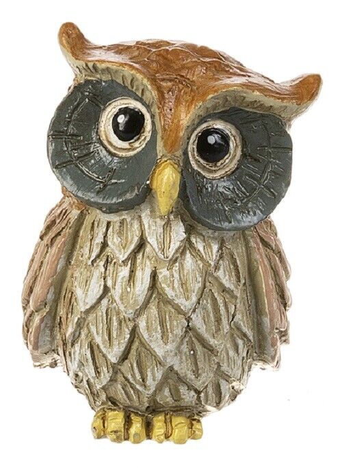 Ganz Wise Little OWL Mini Figurine with Poem Card Wisdom