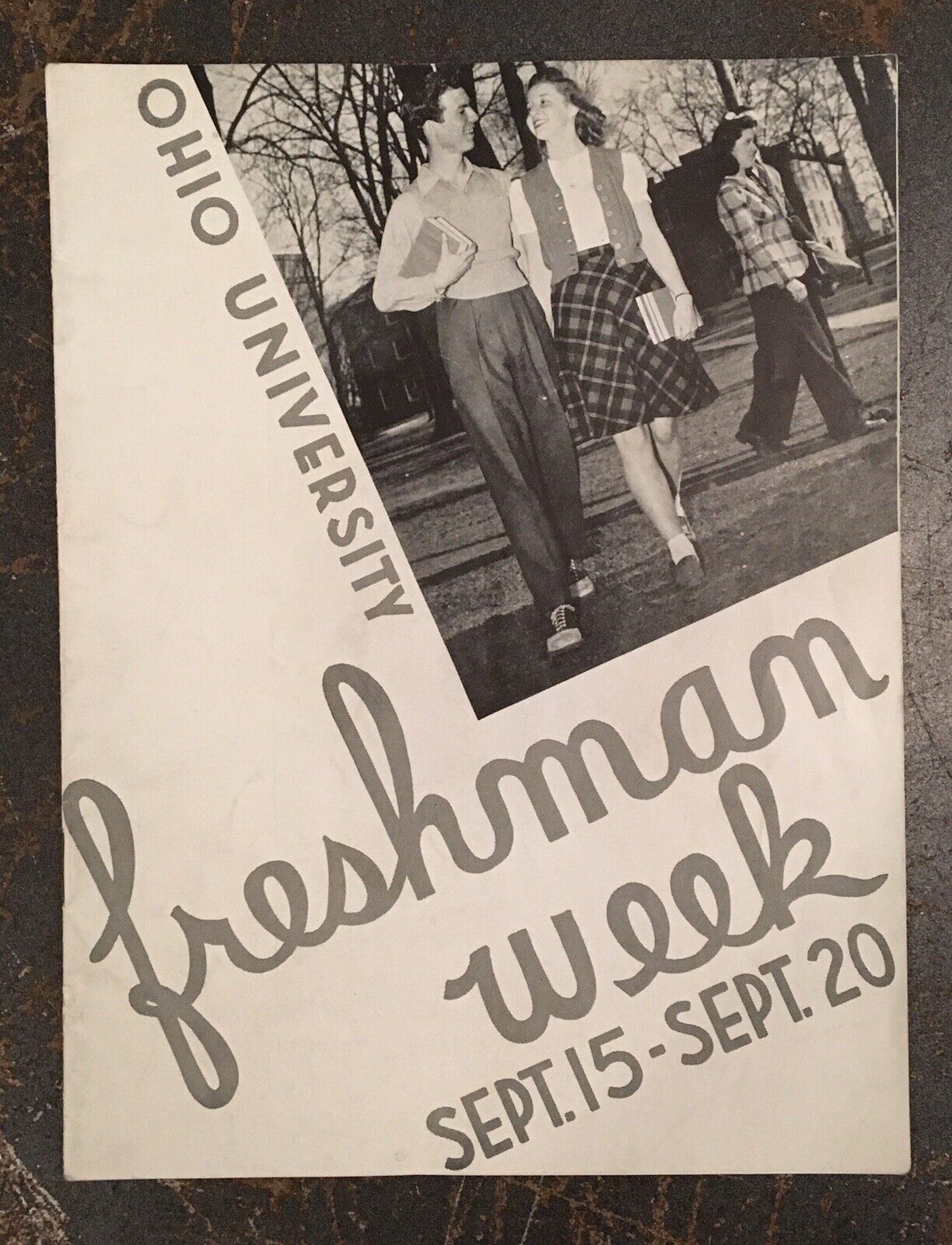 Vintage 1941 Ohio University Freshman Handbook