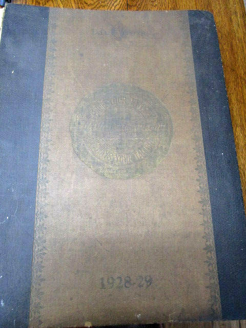 1928-1929 Antique Trade Card Scrapbook Album 24 Pages Estate Find Morganton, NC
