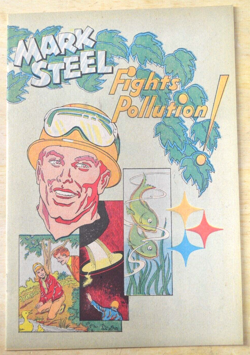Mark Steel Fights Pollution Comic Neal Adams Art 1972 Excellent Condition