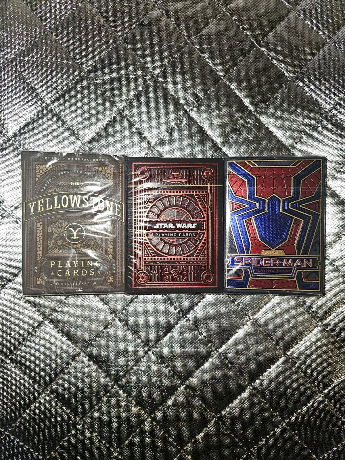 (3) Theory11 Yellowstone| Spider-Man | Star Wars Playing Cards